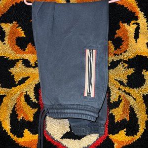 Black Mens Burberry Jogger Sweatpants